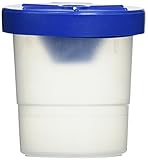 School Smart No Spillペイントカップwith Colored Lids – 3 1 / 2 Inches – パックof 10 – アソートカラー