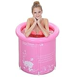 家庭の照明- 厚い水の折りたたみバスタブ大人のインフレータブルバスタブ ( 色 : ピンク ぴんく , サイズ さいず : 75*75cm )