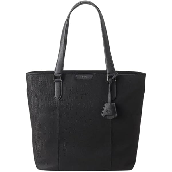 美品　タケオキクチ　ビジネス　トートバック黒　大容量　ガンクラブチェック ガンクラブチェック プリント トートバッグ（トートバッグ