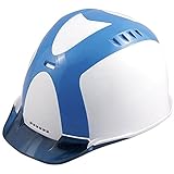 スターライト販売/シールド付きヘルメット/SS-821Z カラー：白×青バイザー×青カバー 品番：SS-821Z