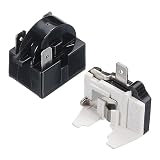 uxcell 冷蔵庫PTCスターターリレー 3ピン 4.7Ohm 過負荷保護装置 1/2HP 冷蔵庫 飲料用