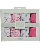Hudson Baby Swaddle Blankets - pink, one size by Hudson Baby