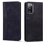 Torske Galaxy S20 スマホケース Galaxy S20 ケース Galaxy S20 5G SC-51A SCG01 手帳型ケース ギャラクシーs20 ケース 内蔵マグネット開閉式 ベルトなし ギャラクシーsc51aケース Galaxy S20 5G ケース カードポケット 防水 折り畳み式 横置き機能 便利 Galaxys20ケース 携帯ケース (ブラック)
