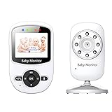 OSEI ベビーカメラ ビデオベビーモニター 監視カメラ 2.4GHzデジタルワイヤレス 看護カメラ＋リモコンセット　音楽　子守唄　ボイスセンサー搭載　暗夜用 双方向音声通信可能　年寄り介護 子育て応