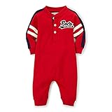 RalphLauren ラルフローレン カバーオール コットンジャージ レッド サイズ9m(69-73cm)