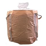 【10枚入】丸型 フレコンバッグ 1100KHR(PL)POC 1000L 耐荷重1000kg 工事 土木 収穫 ふくなが 代不