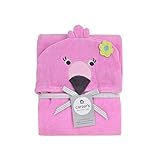 Carters Hooded Flamingo Towel by Triboro [並行輸入品]