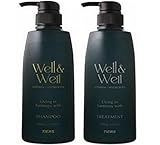 ティアーズ ウェル＆ウェル（well&well） ビタミン シャンプー 500mL　＆　ハイドロ トリートメント 500g　セット