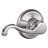 Schlage F170-CLT-LH F-Series Callington Single Dummy Left Handed Door Lever, Polished Chrome [並行輸入品]