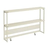 WRC 机上ラック 2段 W1200 ナチュラルグレー WPQ-2SH1225LG