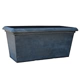 新素材テラミックス ＴＭ プランター グレー 80cm ／植木鉢