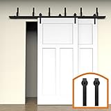 HomeDeco Hardware ドアレール 引き戸 室内ドア 洋室 引き違い戸 ダイニング 吊り扉 リフォーム 10 FT (3.05メートル)