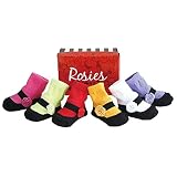 トランペット 【ベビー ソックス】 Rosies 6色セット / お花飾り付き / 滑り止め付き / ボックス入り / ギフト
