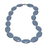 Jelly Strands Hampton Baby Teething Necklace Smoke by Jelly Strands