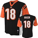 A。J。Greenシンシナティ・ベンガルズ# 18 NFL Youthブラックジャージー XL