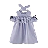 DAISUKI　赤ちゃん 女の子 デニムドレスの服 スカートワンピース 最新 ブルー プリンセス