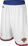 新しいYork Knicks YouthホワイトAdidas Swingman刺繍レプリカバスケットボールショーツ M ホワイト