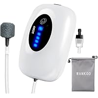 エアーポンプ 釣り/水槽 ポンプ USB充電 電池内蔵 消音30db 携帯式 酸素提供ポンプ 連続25時間 間欠モードでは50時間動作できます【連続モード・間欠モード・停電時自動起動モード】