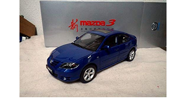 Amazon 新 マツダ3 1 18 ミニカー 青 アクセラ ミニカー ダイキャストカー ホビー