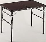 木目調軽量折りたたみテーブル 幅90cm