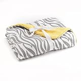 Just Born Zebra Printed Baby Blanket by Just Born [並行輸入品]