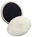 3M Finesse-it Natural Buffing Pad 82531, Hook-and-Loop, 7 Diameter, White (Pack of 10) by 3M