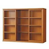 小島工芸 日本製 組立不要 健康仕様のFフォースター 耐荷重に優れた中がしっかりつまった丈夫な棚板 高さ95.2cm スライドタイプ オープンラック OF-120スライドオープン ミディアム [幅120.2cm 奥行41cm] 233094