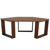 デスク 天然木 PCデスク コーナーデスク ロータイプ 幅145cm ダークブラウン IS-113-115DB