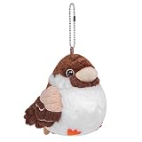 ZHONGXIN MADE 紫の小さなオウムぬいぐるみ ぬいぐるみ 5.5インチ 本物そっくり 柔らかい プレゼントに最適