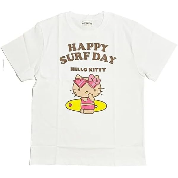 Amazon | [エムズトレード] 日焼けキティ KITTY JUICE Tシャツ M