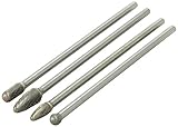 ATD Tools 8170 4 Pc. 6 In. Long Shanks Double Cut Carbide Burr Set