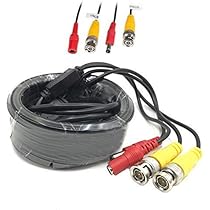 防犯カメラケーブル RCA BNCケーブル 電源一体型 15m 4個セット 防犯カメラケーブル RCA BNCケーブル 電源一体型 15m 4個セット