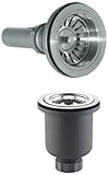 Kraus bst-1-st-1ステンレススチールバスケットStrainer and Strainer Set