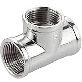 LDR 328 T-12 Tee, 1/2-Inch, Chrome Plated by LDR Industries
