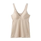 [グンゼ] ブラトップ クールマジック の通気性 涼しいメッシュ素材 カップ付き キャミソール EN2021H レディース クリスタルベージュ M