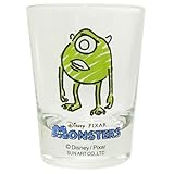 モンスターズインク[ガラスコップ]ミニグラス/サリー マイク ブー ロズ ディズニー【マイク 】