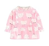 赤ちゃんの絵画エプロンを再生する防水ロングスリーブビブ1個（NO.006）、1-2歳