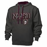 NCAA New Mexico State Aggiesベンチマークカラーブロックプルオーバーフード、XL、グラファイト/ガーネット