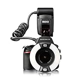 MEKE MK-14EXT-N I-TTL マクロリングフラッシュ D7100 D7000 D5200 D5100 D5000 D3500 D3200 D3100 D90 D300S D600 LED AFアシストランプ付き
