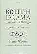 British Drama 1533-1642: A Catalogue: 1624-1631