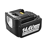 Powilling 互換BL1460B マキタバッテリー14.4V 6.0Ah BL1460B BL1430 BL1460など対応 LED残容量表示+保護回路 マキタ14.4VバッテリーBL1460B