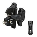 LokkLatch Pro Keyed Alike Self-Locking Gate Latch (Vinyl Gates Only) D&D Technologies LLP2S-KSA Blac
