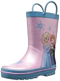 Josmo Character Shoes ユニセックス・キッズ Frozen girls rain boots with easy on loops カラー: ピンク
