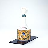 九谷焼　N17-02　花台付　つる首　8号　吉田屋　10×23cm　紙箱