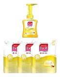 【医薬部外品】ハンドソープ 泡 ミューズ ピーチ&ローズ 本体 250ml + 詰め替え 450ml ×3個 殺菌 消毒 除菌