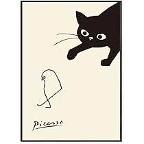 Amazon.co.jp: ピカソ ポスター アートポスター リトグラフ ネコ