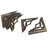 SODIAL(R) 35ミリメートルx35ミリメートルギフトケースボックステーブルコーナーブラケットプロテクターガード8個