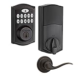 Kwikset SmartCode 913デッドボルトSmartKey with Tustin Passageレバー 99130-003-LKIT