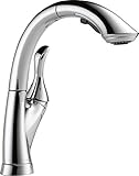 Delta 4153-DST Linden Single Handle Pull-Out Kitchen Faucet, Chrome [並行輸入品]