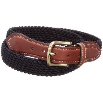 Braided Surcingle Belt 1441-699-1393: Navy